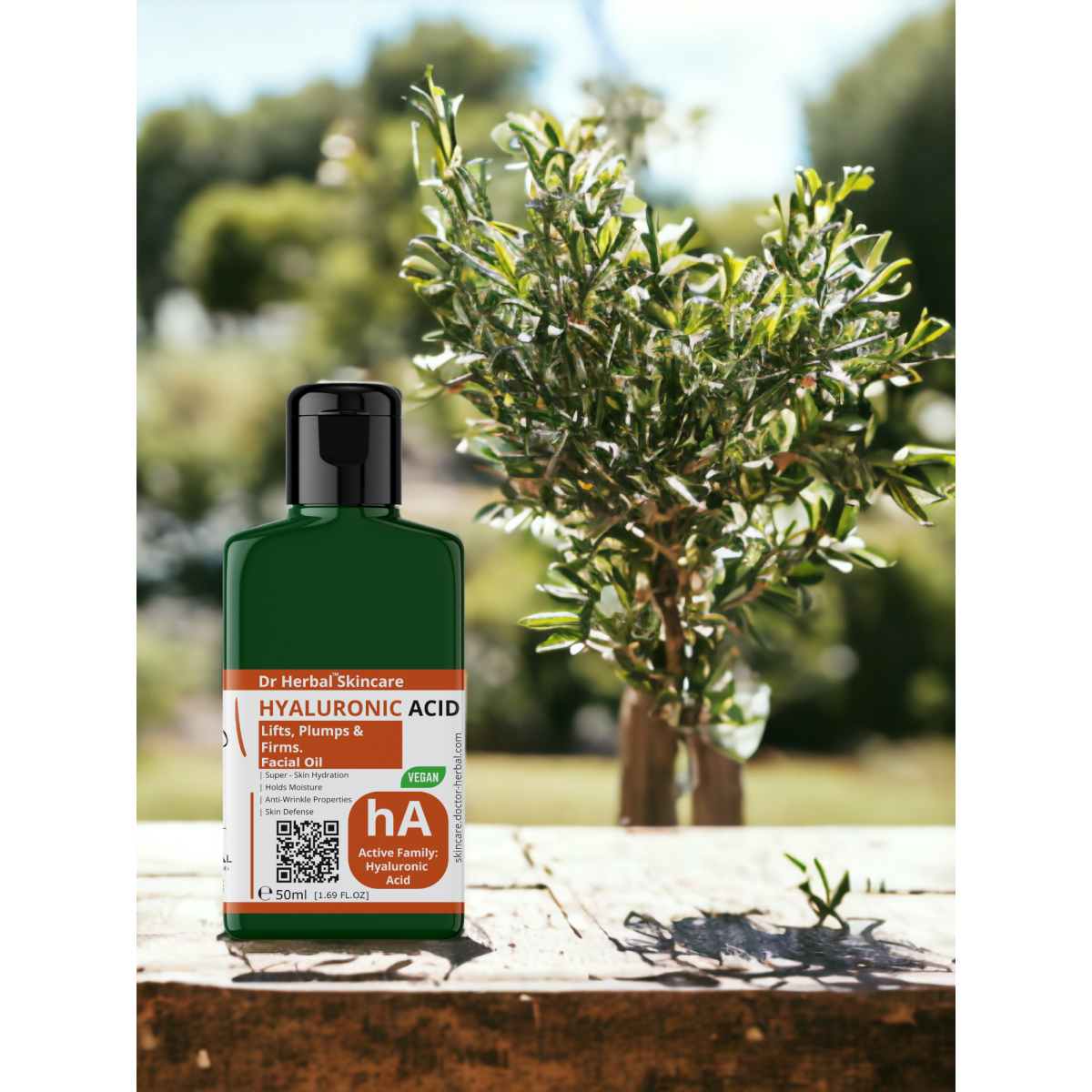 DR HERBAL Facial Oil 50ml with Hyaluronic Acid & Vitamin E