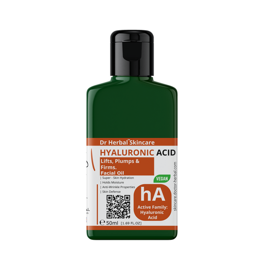 DR HERBAL Facial Oil 50ml with Hyaluronic Acid & Vitamin E